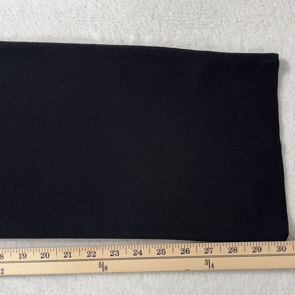 Misook Nancy Pull On Knit Pants Womens Sz M Black Straight Leg Elastic Waist - Picture 13 of 14